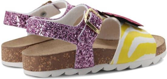 Moa Kids Minnie sandalen met glitter Roze