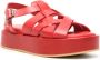 Moma Arizona leren sandalen Rood - Thumbnail 2