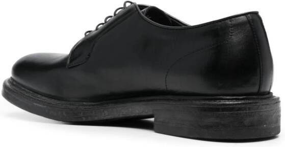 Moma Leren derby schoenen Zwart