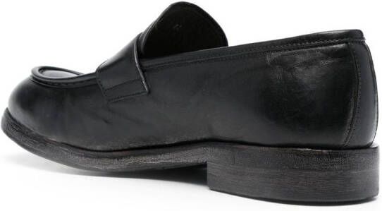 Moma Leren loafers Zwart