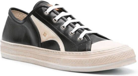 Moma Leren sneakers Zwart