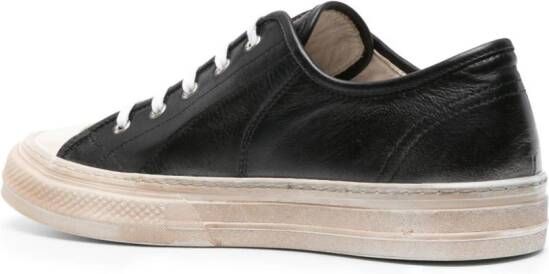 Moma Leren sneakers Zwart