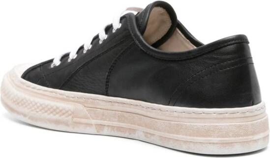 Moma Leren sneakers Zwart