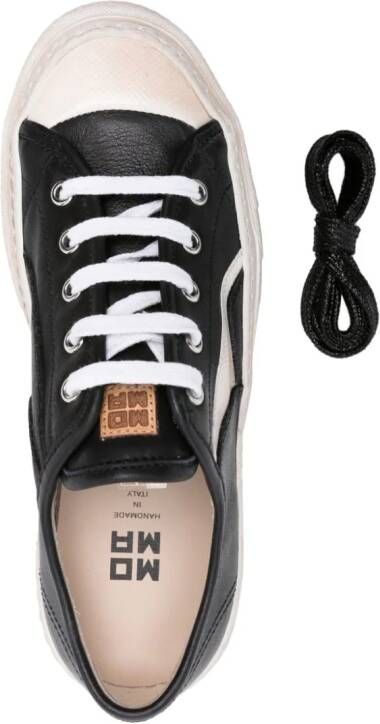 Moma Leren sneakers Zwart