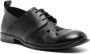 Moma Oxford geperforeerde leren schoenen Zwart - Thumbnail 2