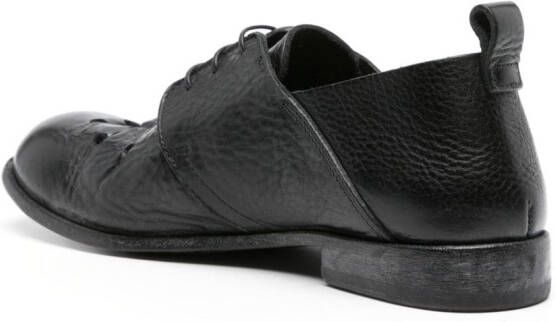 Moma Oxford geperforeerde leren schoenen Zwart
