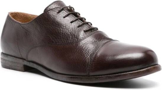 Moma Oxford schoenen van bewerkt leer Bruin