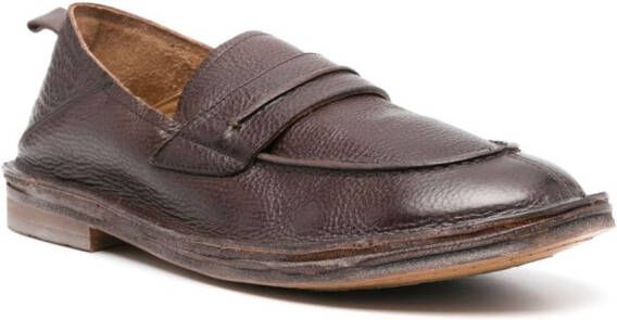 Moma Leren loafers Bruin