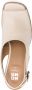 Moma Slingback sandalen met vierkante neus Beige - Thumbnail 4