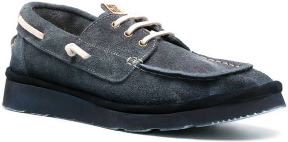 Moma Suède bootschoenen Blauw