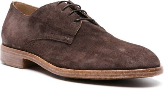 Moma Suède derby schoenen Bruin