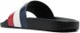 Moncler Basile driekleurige slippers Blauw - Thumbnail 3