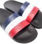 Moncler Basile gestreepte slippers Blauw - Thumbnail 2