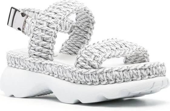 Moncler Belay sandalen met open neus Grijs