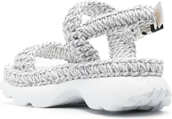 Moncler Belay sandalen met open neus Grijs