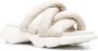 Moncler Slippers met gekruiste bandjes Beige - Thumbnail 2