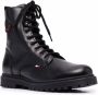 Moncler Enfant Leren veterlaarzen Zwart - Thumbnail 2