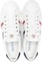 Moncler Enfant Leren sneakers met logoprint Wit - Thumbnail 3