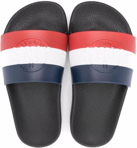 Moncler Enfant Slip-on slippers Blauw