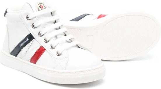 Moncler Enfant Sneakers met logopatch Wit