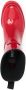 Moncler Enkellaarzen met logopatch Rood - Thumbnail 4