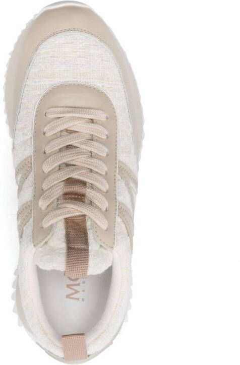 Moncler Pacey bouclé sneakers Beige