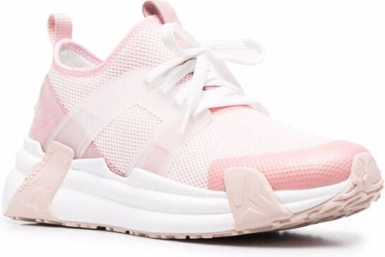 Moncler Lunarove chunky sneakers Roze
