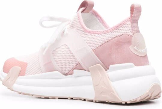 Moncler Lunarove chunky sneakers Roze