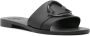 Moncler Mon slippers met gegraveerd logo Zwart - Thumbnail 2