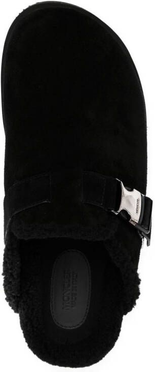 Moncler Mon Mules slippers Zwart