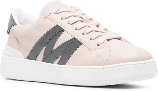 Moncler Monaco M low-top sneakers Roze