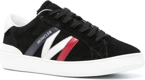 Moncler Monaco M suède sneakers Blauw