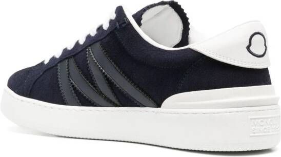 Moncler Monaco sneakers met vlakken Blauw