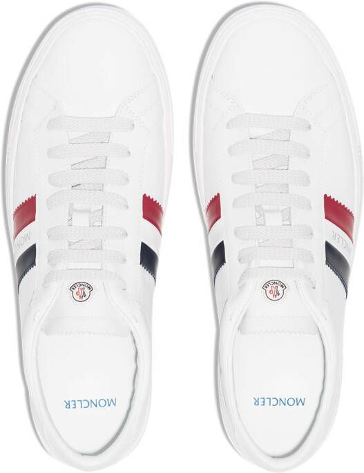 Moncler Monaco sneakers met streep Wit