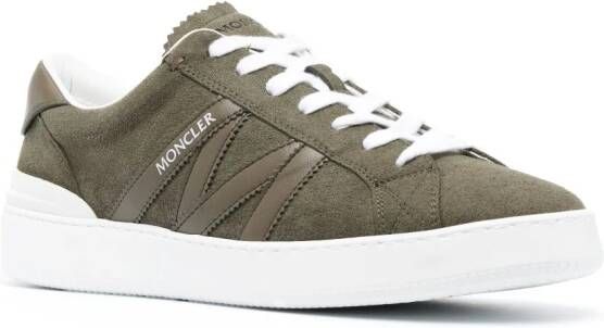 Moncler Monaco sneakers met vlakken Groen