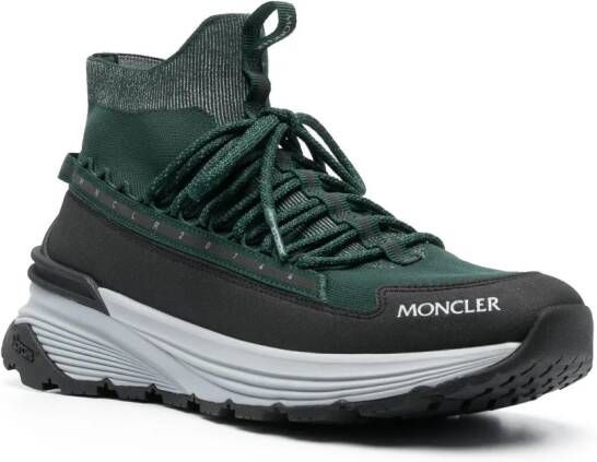 Moncler Monte Runner high-top sneakers Groen