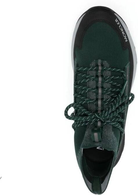 Moncler Monte Runner high-top sneakers Groen