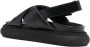 Moncler Sandalen met gekruist bandje Zwart - Thumbnail 3