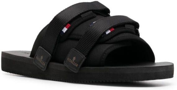 Moncler Sandalen met klittenband Zwart