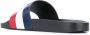 Moncler Slippers met logo Blauw - Thumbnail 3