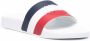 Moncler Slippers met logo reliëf Wit - Thumbnail 2
