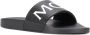 Moncler Slippers met logoprint Zwart - Thumbnail 2