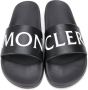 Moncler Slippers met logoprint Zwart - Thumbnail 4