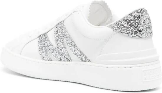 Moncler Sneakers met glitter-detail Wit