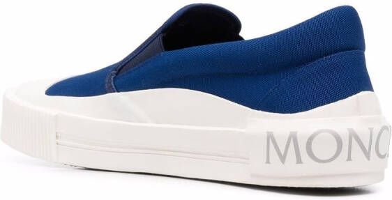 Moncler Sneakers met logoprint Blauw