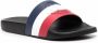 Moncler Teenslippers met logo-reliëf Blauw - Thumbnail 2