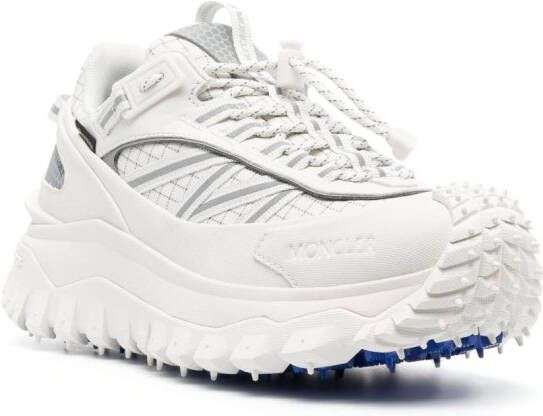 Moncler Trailgrip sneakers met chunky zool Wit