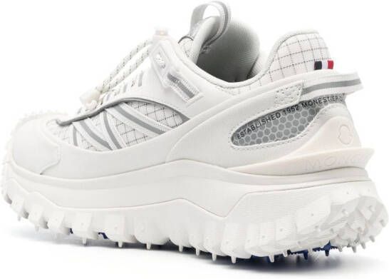 Moncler Trailgrip sneakers met chunky zool Wit