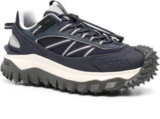 Moncler Trailgrip sneakers met vlakken Blauw