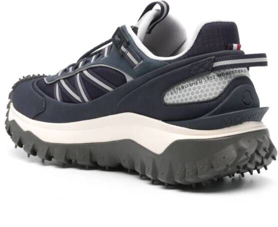 Moncler Trailgrip sneakers met vlakken Blauw